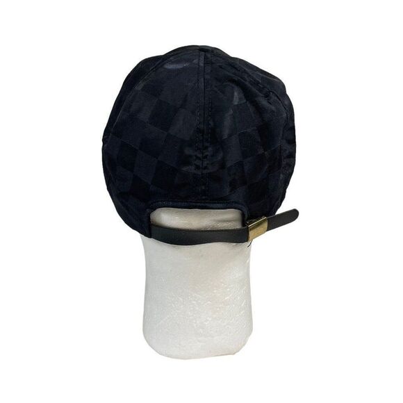 Vintage Checkered Black ISP Mineral Products Adjustable Strapback Advertising - Picture 3 of 5
